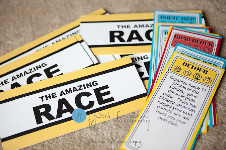 amazing race birthday party 11 year old girl